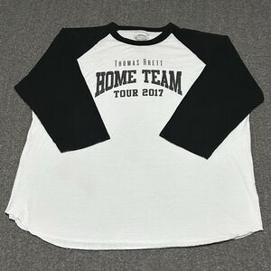 Thomas Rhett Home Team 2017 Tour 1/2 Sleeve Shirt White Black (Sz 2X)